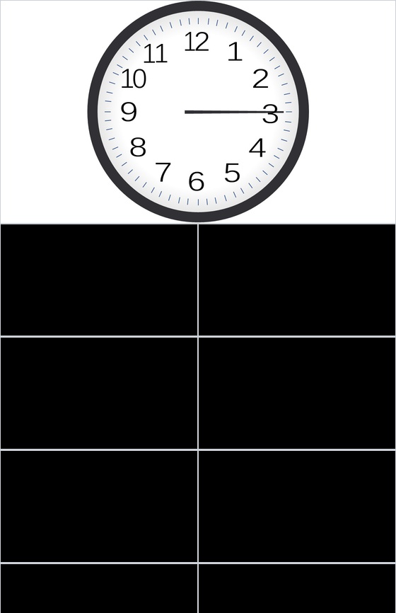 创意十足拆落的时钟倒计时PPT模板