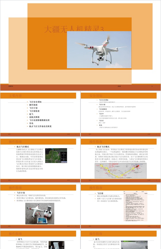 电商业无人机创业融资计划PPT模板