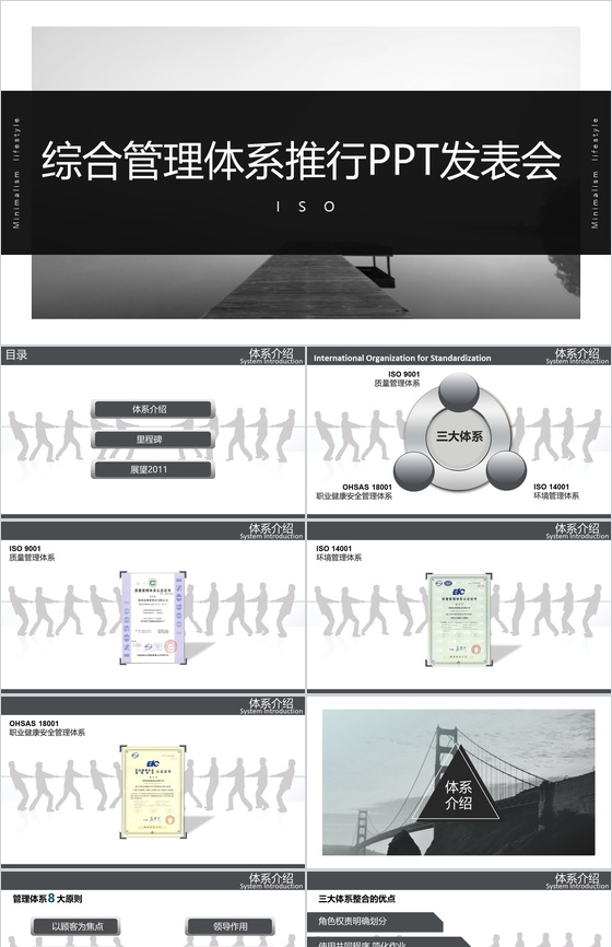 IOS综合管理体系推行产品PPT发布会