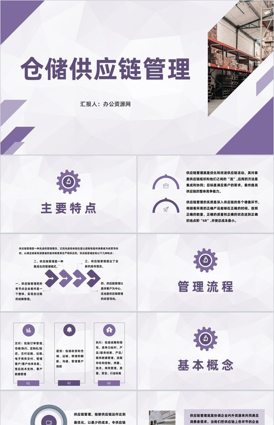 单位物流成本管理方案仓储供应链管理规范要求PPT模板