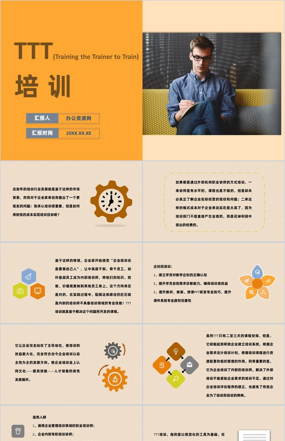 企业内部部门TTT项目管理培训主管岗位职责要求总结PPT模板