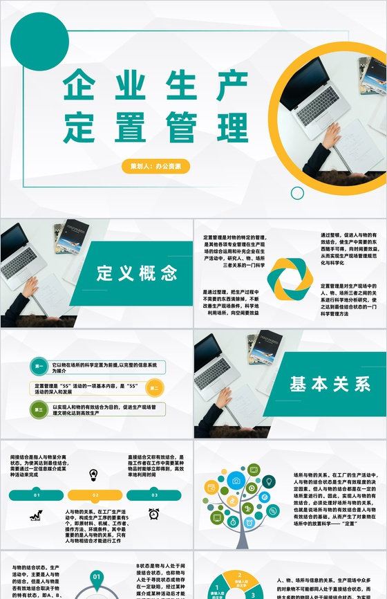 企业车间生产现场可视化管理定置管理方案计划PPT模板